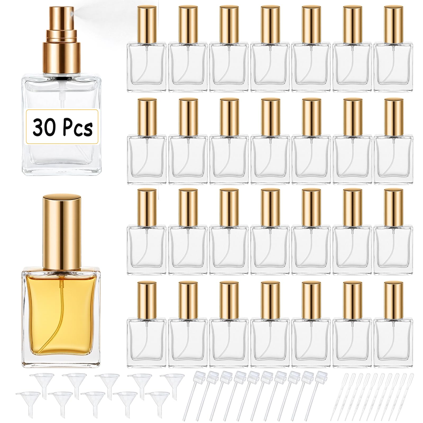 Perfume Fragrance World Qahwa - Flaconi spray per profumo in vetro
