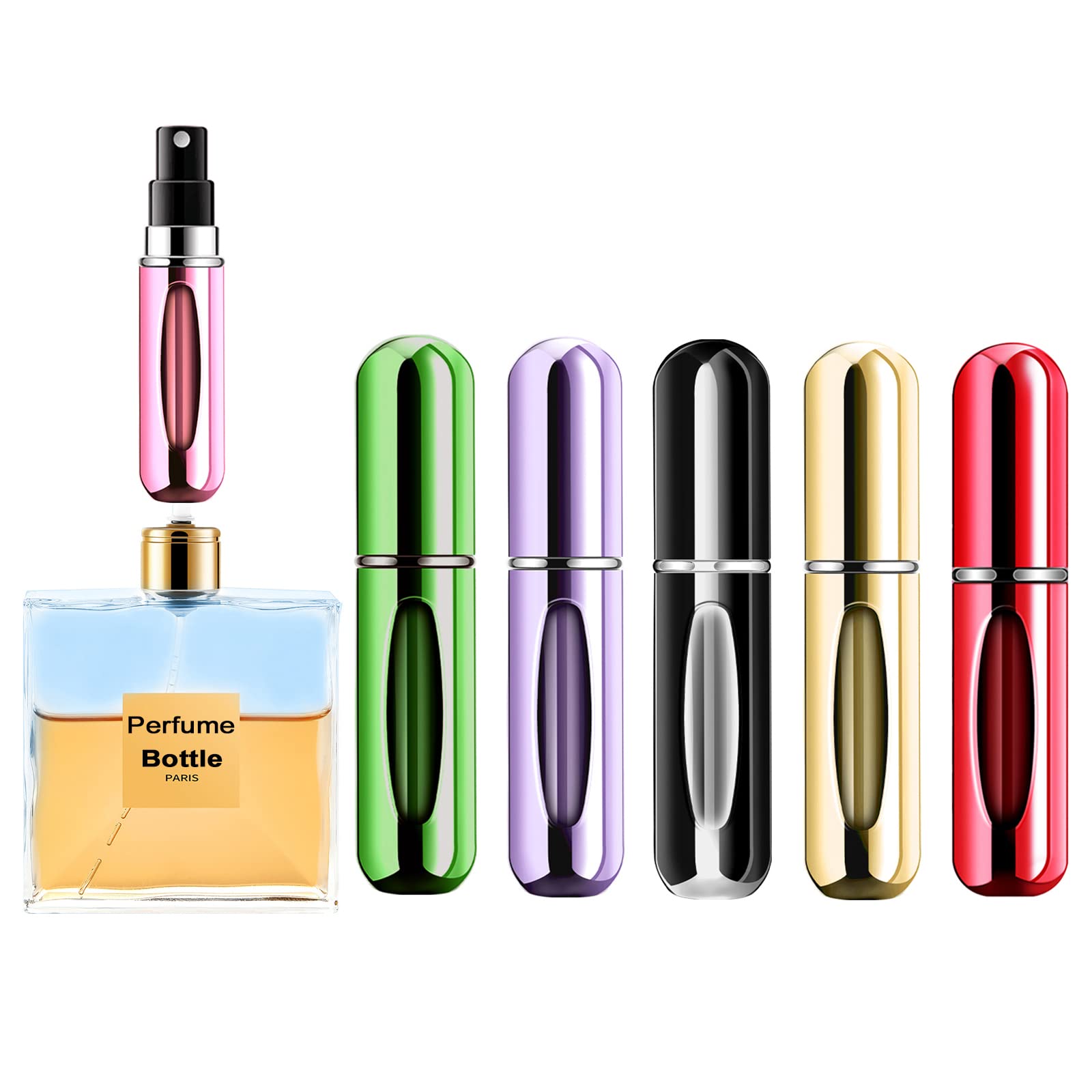 Perfume Fragrance Booster - Flacone di Profumo Ricaricabile Mini, Bottiglia